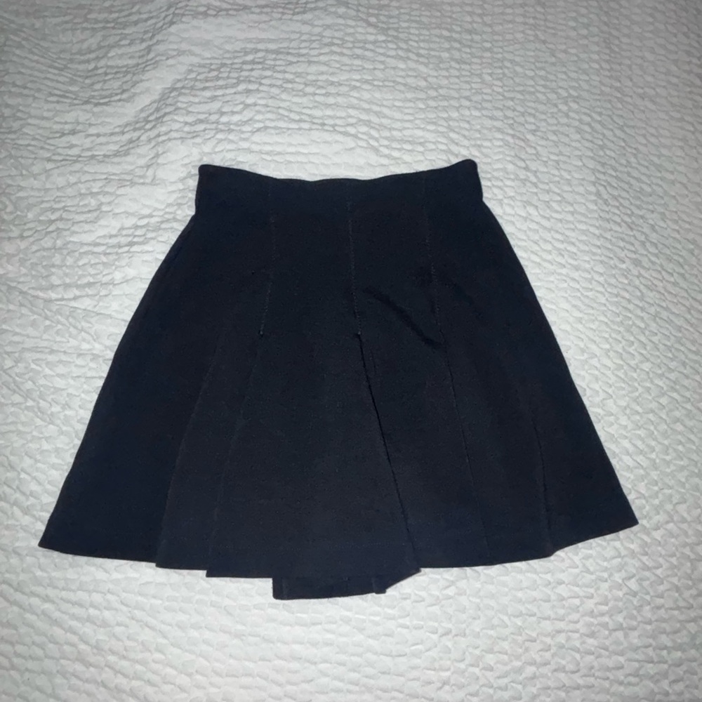 90’s Express Tricot Knit Skirt Black Mod Retro Y2K Vintage Sz Small. EUC
